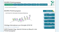 Desktop Screenshot of brg-pichelmayergasse.at
