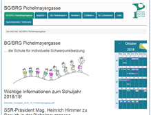 Tablet Screenshot of brg-pichelmayergasse.at